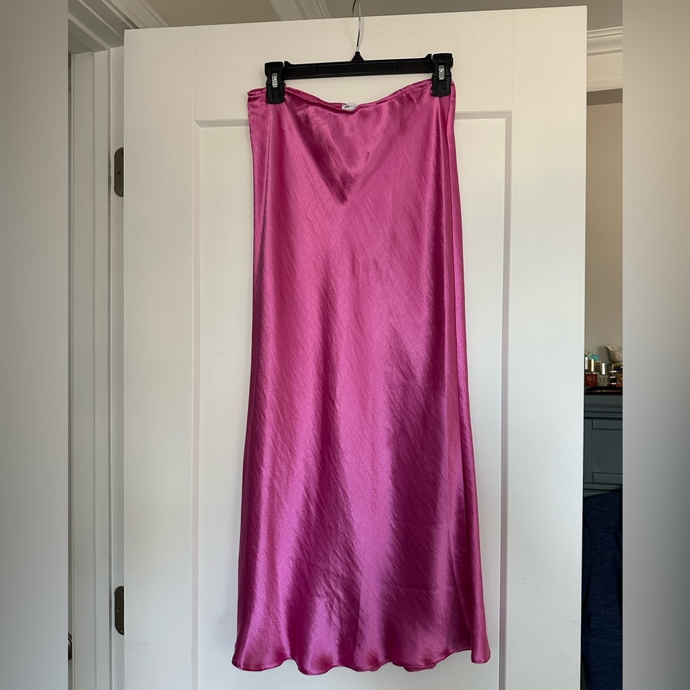 ASOS Satin Midi Skirt